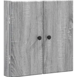 vidaXL Dartbord Kabinet BREDA Grijs Sonoma 52,5 x 10,5 x 53,5 cm