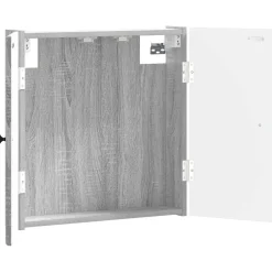vidaXL Dartbord Kabinet BREDA Grijs Sonoma 52,5 x 10,5 x 53,5 cm