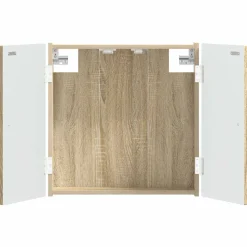 vidaXL Dartbord Kabinet BREDA Sonoma Eiken 52,5 x 10,5 x 53,5 cm