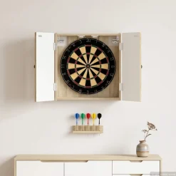 vidaXL Dartbord Kabinet BREDA Sonoma Eiken 52,5 x 10,5 x 53,5 cm
