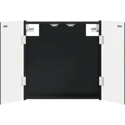 vidaXL Dartbord Kabinet DELFT Zwart 52,5 x 10,5 x 53,5 cm Bewerkt hout