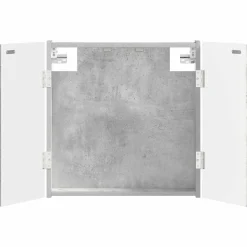 vidaXL Dartbord Kabinet DELFT Betongrijs 52,5 x 10,5 x 53,5 cm