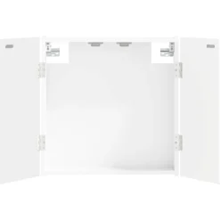 vidaXL Dartbord Kabinet DELFT Wit 52,5 x 10,5 x 53,5 cm Bewerkt hout