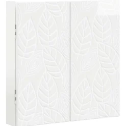 vidaXL Dartbord Kabinet DELFT Hoogglans Wit 52,5 x 10,5 x 53,5 cm
