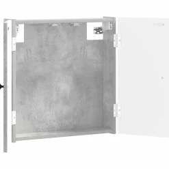vidaXL Dartbord Kabinet EDE Betongrijs 52,5 x 10,5 x 53,5 cm