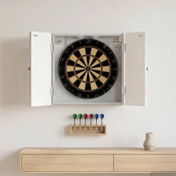 vidaXL Dartbord Kabinet EDE Betongrijs 52,5 x 10,5 x 53,5 cm