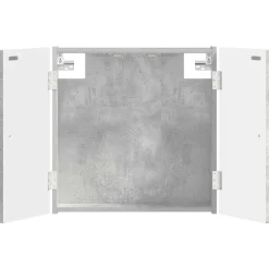 vidaXL Dartbord Kabinet EDE Betongrijs 52,5 x 10,5 x 53,5 cm