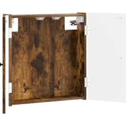 vidaXL Dartbord Kabinet EDE Gerookt eiken 52,5 x 10,5 x 53,5 cm