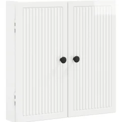 vidaXL Dartbord Kabinet EDE Hoogglans Wit 52,5 x 10,5 x 53,5 cm