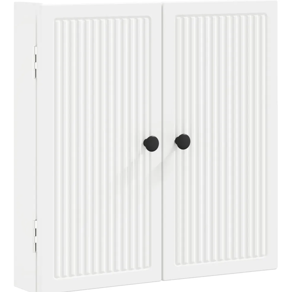 vidaXL Dartbord Kabinet EDE Wit 52,5 x 10,5 x 53,5 cm Bewerkt hout