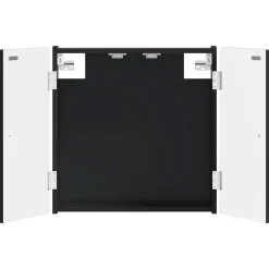 vidaXL Dartbord Kabinet EDE Zwart 52,5 x 10,5 x 53,5 cm Bewerkt hout