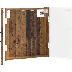 vidaXL Dartbord Kabinet HAARLEM Oud hout 52,5 x 10,5 x 53,5 cm