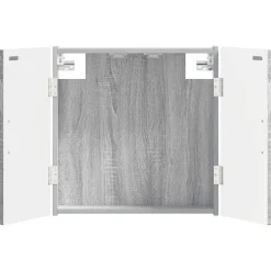 vidaXL Dartbord Kabinet HAARLEM Grijs Sonoma 52,5 x 10,5 x 53,5 cm