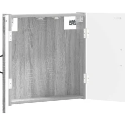 vidaXL Dartbord Kabinet HAARLEM Grijs Sonoma 52,5 x 10,5 x 53,5 cm