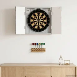 vidaXL Dartbord Kabinet HAARLEM Grijs Sonoma 52,5 x 10,5 x 53,5 cm