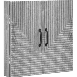vidaXL Dartbord Kabinet HAARLEM Grijs Sonoma 52,5 x 10,5 x 53,5 cm