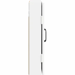 vidaXL Dartbord Kabinet HAARLEM Wit 52,5 x 10,5 x 53,5 cm Bewerkt hout