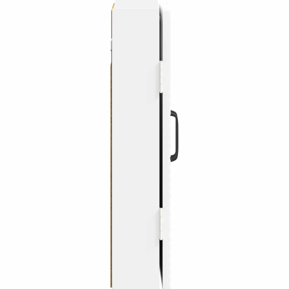vidaXL Dartbord Kabinet HAARLEM Wit 52,5 x 10,5 x 53,5 cm Bewerkt hout