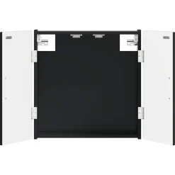 vidaXL Dartbord Kabinet HAARLEM Zwart 52,5 x 10,5 x 53,5 cm