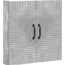 vidaXL Dartbord Kabinet HAARLEM Betongrijs 52,5 x 10,5 x 53,5 cm