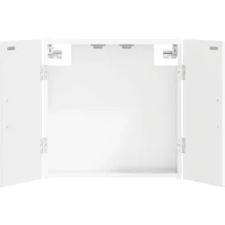 vidaXL Dartbord Kabinet HAARLEM Hoogglans Wit 52,5 x 10,5 x 53,5 cm