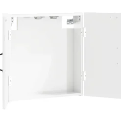 vidaXL Dartbord Kabinet HAARLEM Hoogglans Wit 52,5 x 10,5 x 53,5 cm