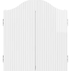 vidaXL Dartbord Kabinet Hoogglans Wit 56 x 12 x 63 cm Bewerkt hout