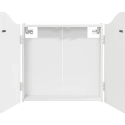 vidaXL Dartbord Kabinet Hoogglans Wit 56 x 12 x 63 cm Bewerkt hout