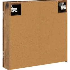 vidaXL Dartbord Kabinet Oud hout 56 x 12 x 53,5 cm Bewerkt hout