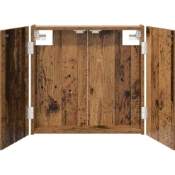 vidaXL Dartbord Kabinet Oud hout 56 x 12 x 53,5 cm Bewerkt hout