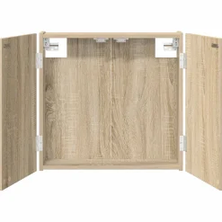 vidaXL Dartbord Kabinet Sonoma Eiken 56 x 12 x 53,5 cm Bewerkt hout