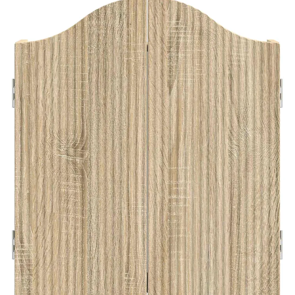 vidaXL Dartbord Kabinet Sonoma Eiken 56 x 12 x 63 cm Bewerkt hout