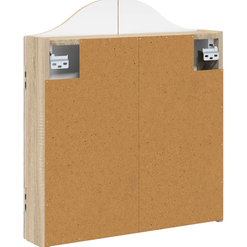 vidaXL Dartbord Kabinet Sonoma Eiken 56 x 12 x 63 cm Bewerkt hout