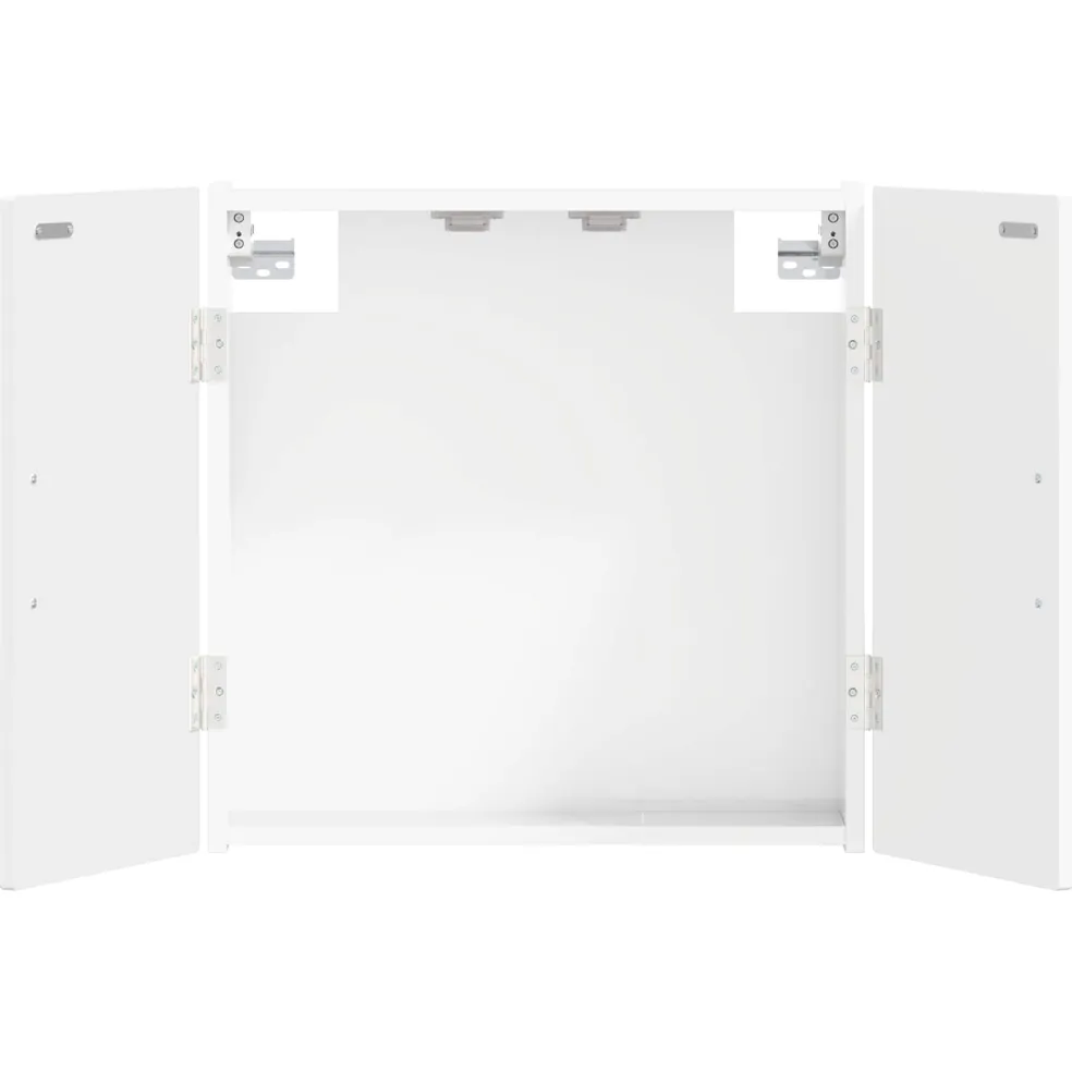 vidaXL Dartbord Kabinet UTRECHT Hoogglans Wit 52,5 x 10,5 x 53,5 cm