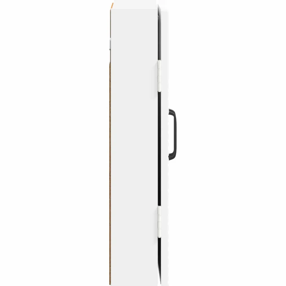 vidaXL Dartbord Kabinet UTRECHT Hoogglans Wit 52,5 x 10,5 x 53,5 cm