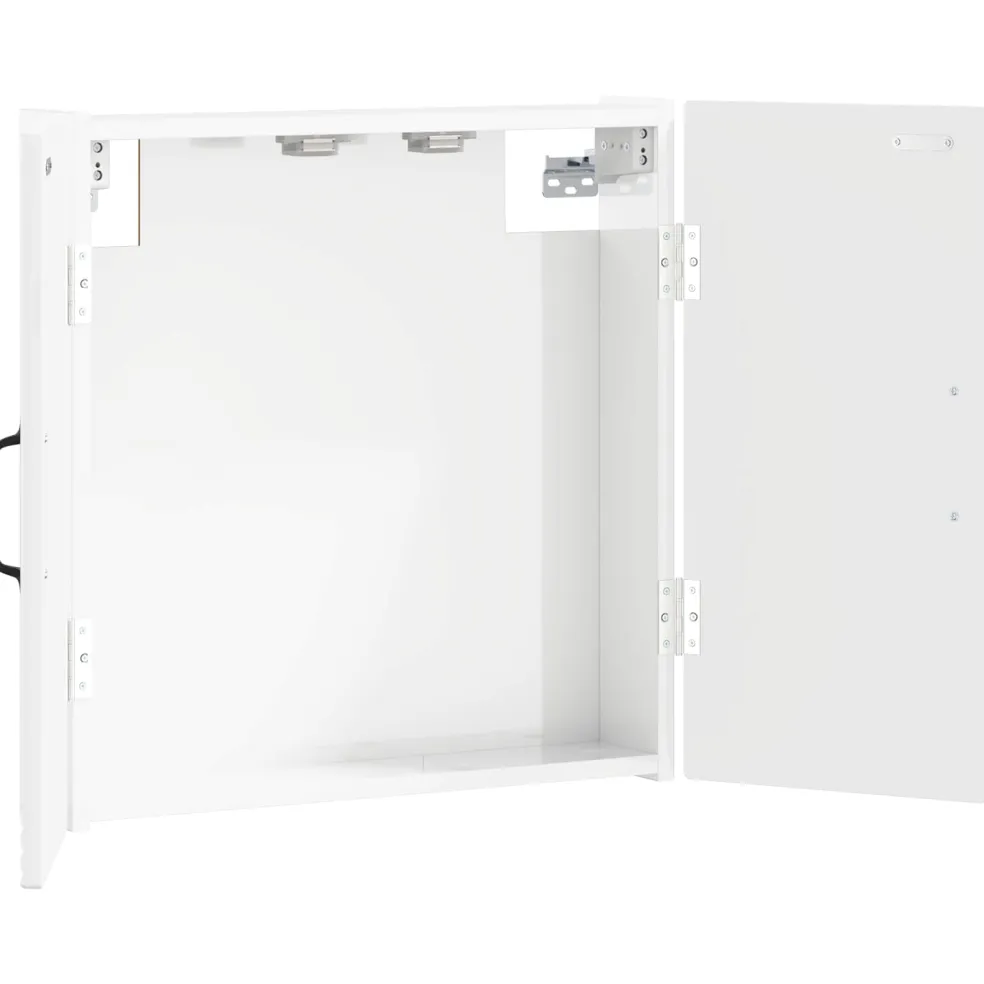vidaXL Dartbord Kabinet UTRECHT Hoogglans Wit 52,5 x 10,5 x 53,5 cm