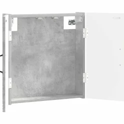 vidaXL Dartbord Kabinet UTRECHT Betongrijs 52,5 x 10,5 x 53,5 cm