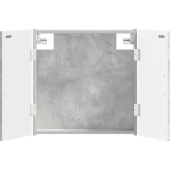 vidaXL Dartbord Kabinet UTRECHT Betongrijs 52,5 x 10,5 x 53,5 cm