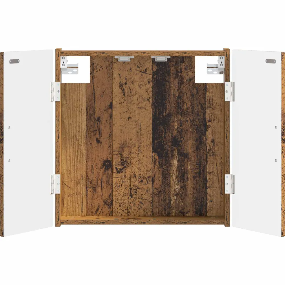 vidaXL Dartbord Kabinet UTRECHT Oud hout 52,5 x 10,5 x 53,5 cm