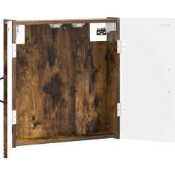 vidaXL Dartbord Kabinet UTRECHT Gerookt eiken 52,5 x 10,5 x 53,5 cm