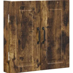 vidaXL Dartbord Kabinet UTRECHT Gerookt eiken 52,5 x 10,5 x 53,5 cm
