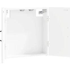 vidaXL Dartbord Kabinet UTRECHT Wit 52,5 x 10,5 x 53,5 cm Bewerkt hout