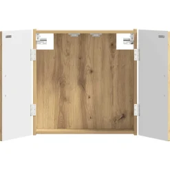 vidaXL Dartbord Kabinet UTRECHT Artisanaal eiken 52,5 x 10,5 x 53,5 cm