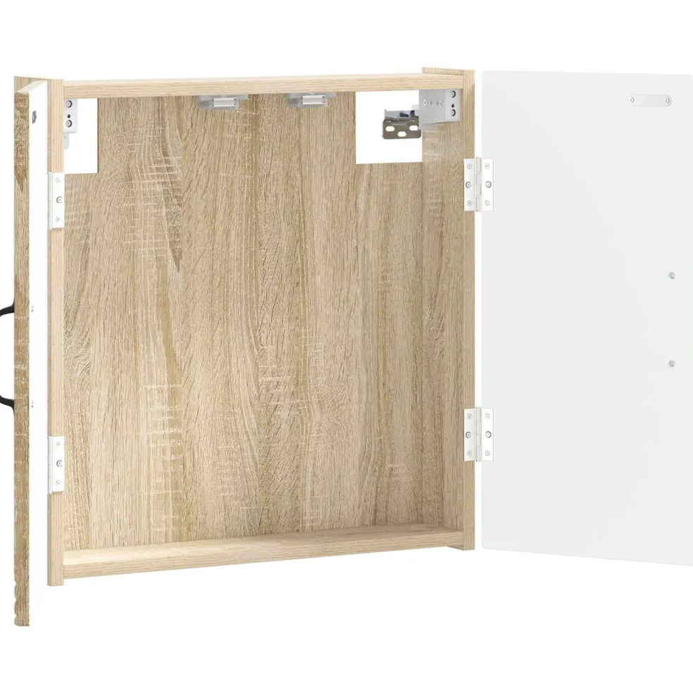 vidaXL Dartbord Kabinet UTRECHT Sonoma Eiken 52,5 x 10,5 x 53,5 cm