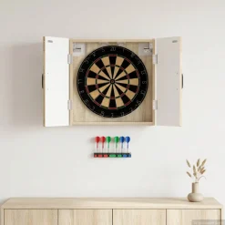 vidaXL Dartbord Kabinet UTRECHT Sonoma Eiken 52,5 x 10,5 x 53,5 cm