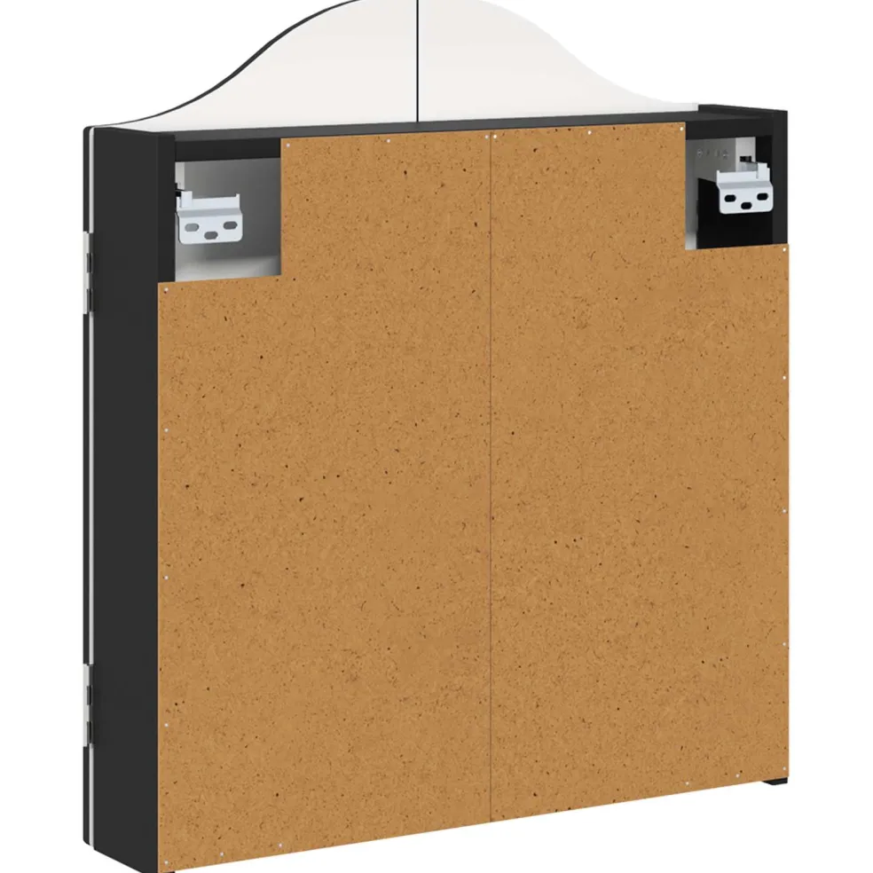 vidaXL Dartbord Kabinet Zwart 56 x 12 x 63 cm Bewerkt hout