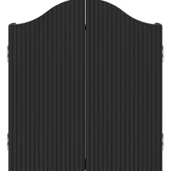 vidaXL Dartbord Kabinet Zwart 56 x 12 x 63 cm Bewerkt hout
