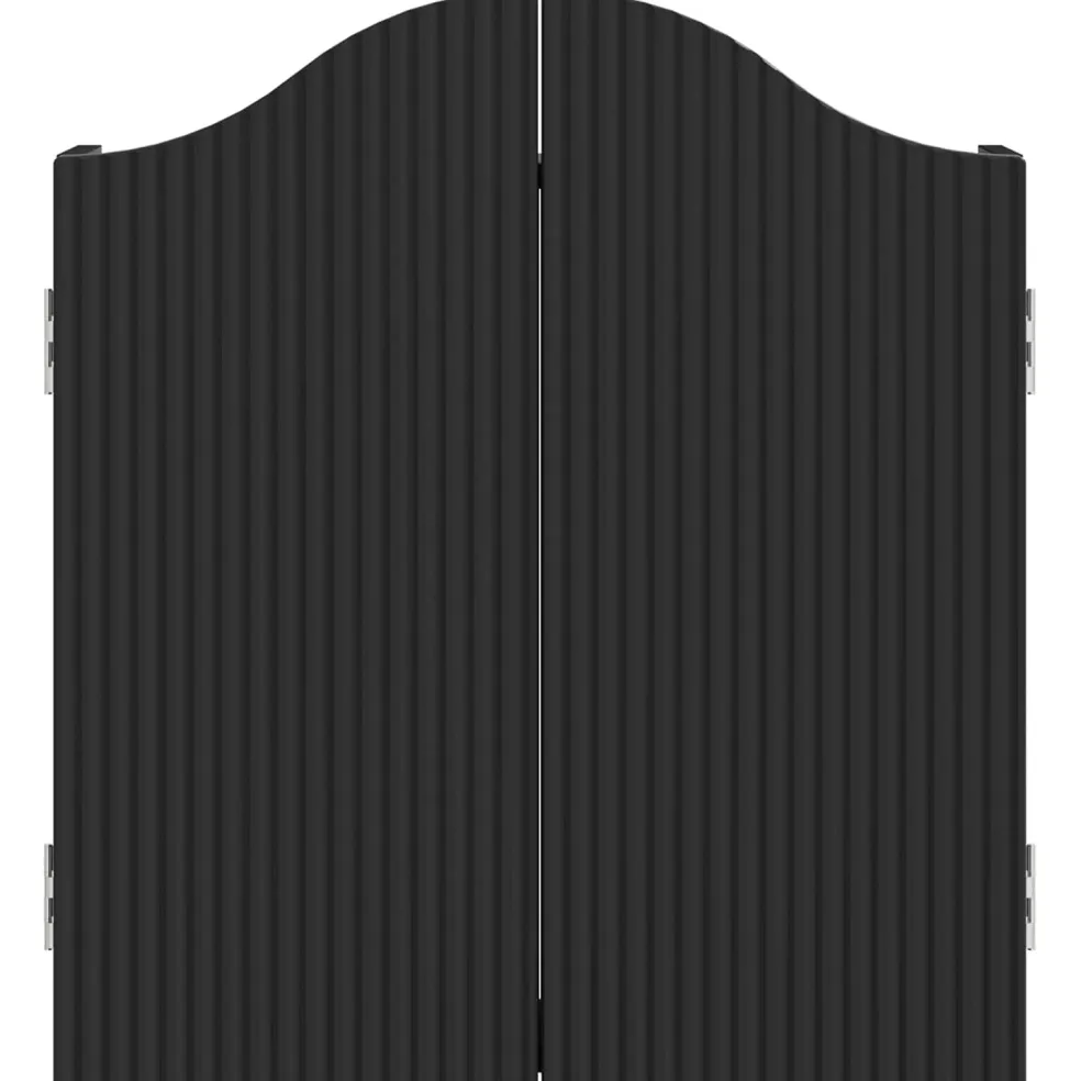 vidaXL Dartbord Kabinet Zwart 56 x 12 x 63 cm Bewerkt hout