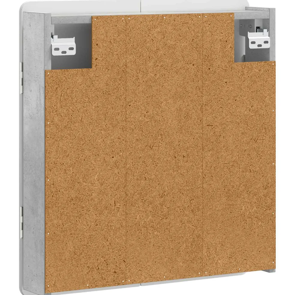 vidaXL Dartbord Kabinet ZWOLLE Betongrijs 52,5 x 10,5 x 57,5 cm