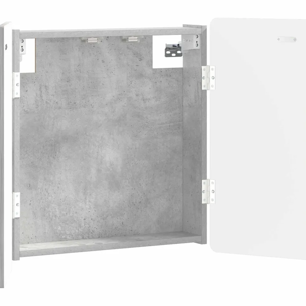 vidaXL Dartbord Kabinet ZWOLLE Betongrijs 52,5 x 10,5 x 57,5 cm
